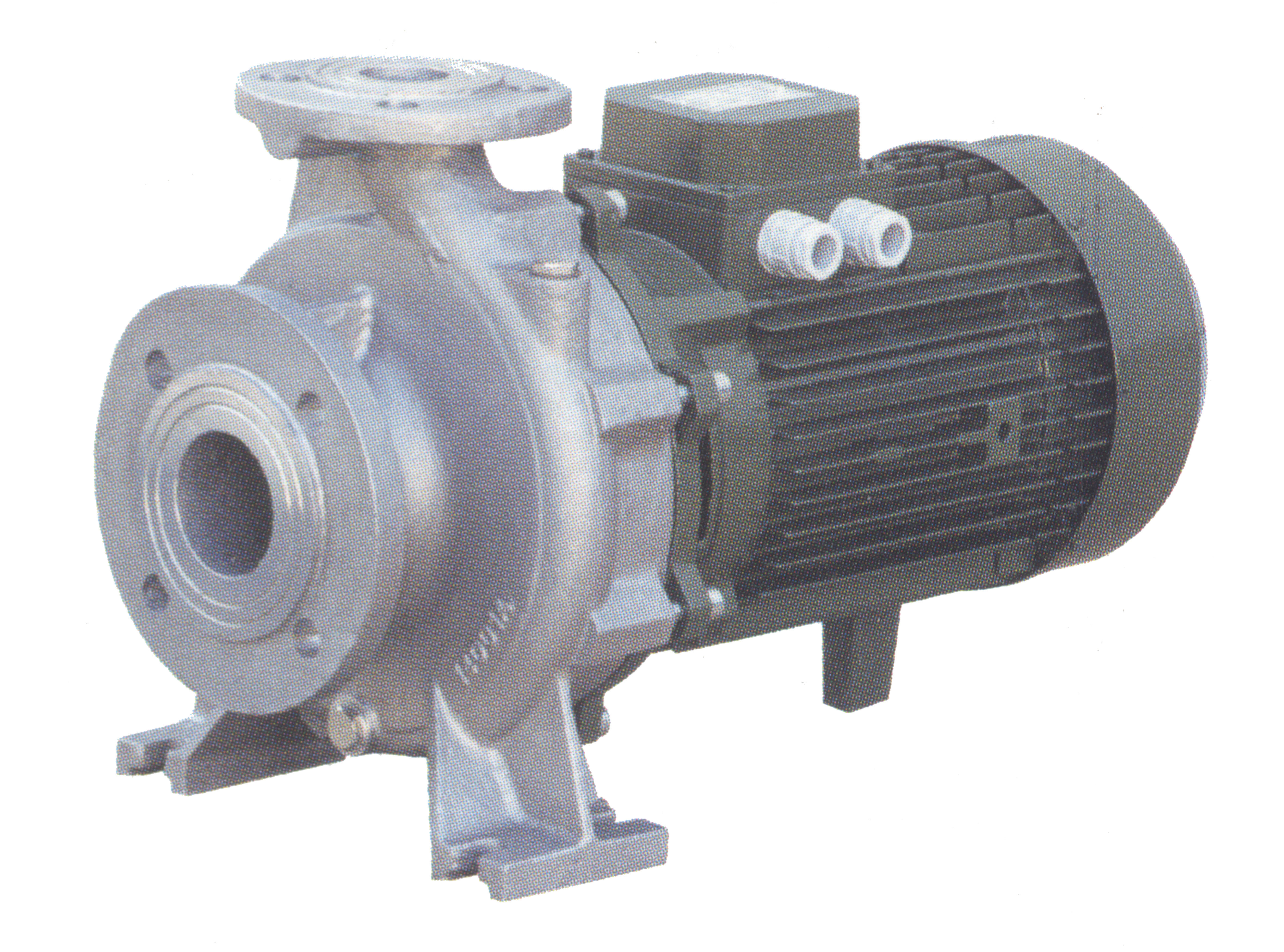 Máy bơm ly tâm trục ngang liền trục vật liệu SS304 (SS316)